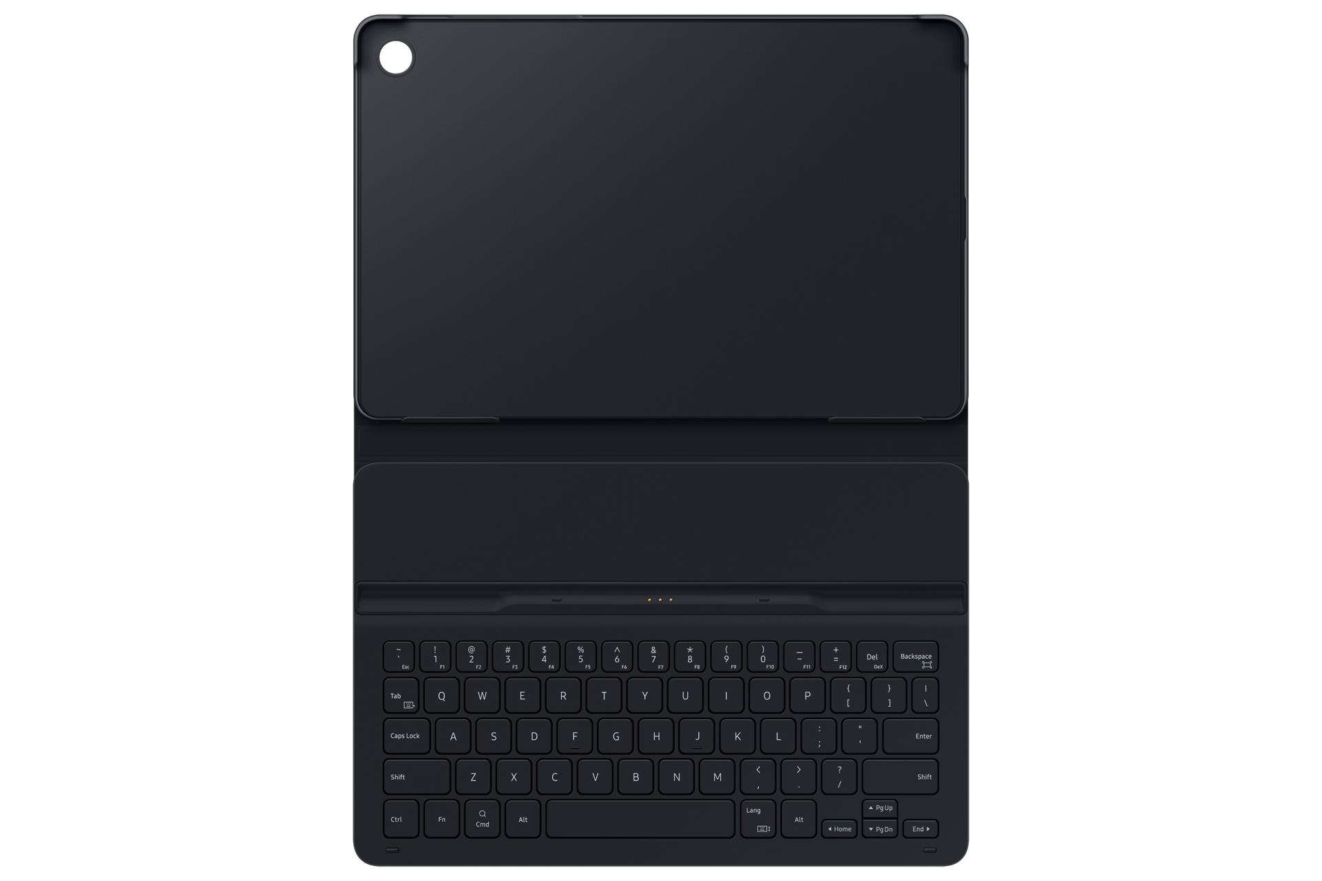 Capa Teclado Slim Galaxy Tab A9+ Front-Open-Cover-Only Black 