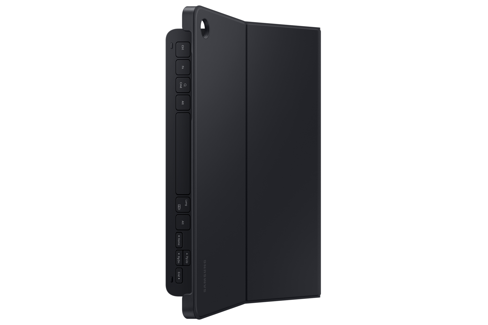 Capa Teclado Slim Galaxy Tab A9+ Back-Half-Open Black 