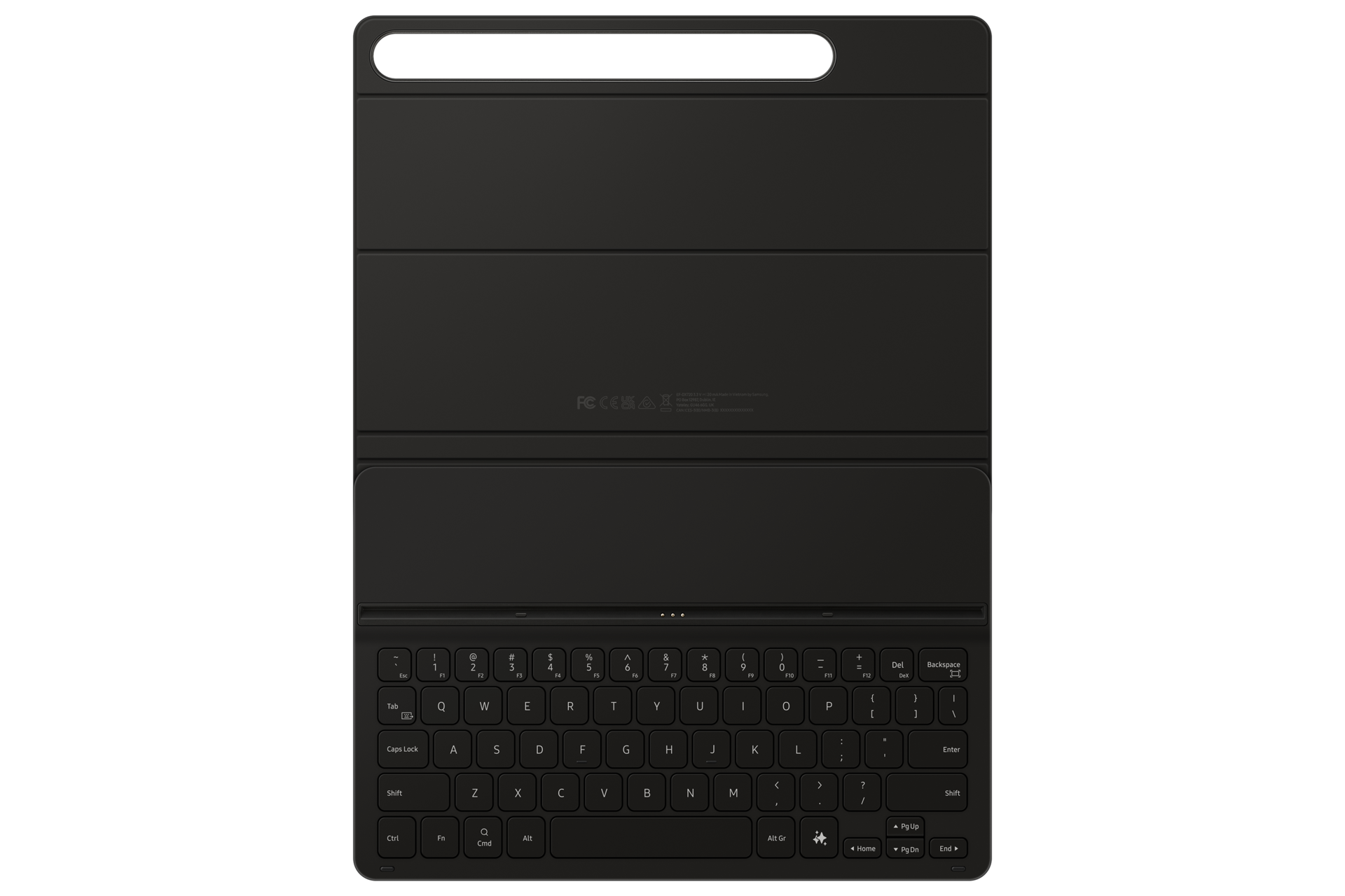 Capa Teclado Slim Tab S10 FE / S10 Lite / S9 / S9 FE Dynamic1 Black 