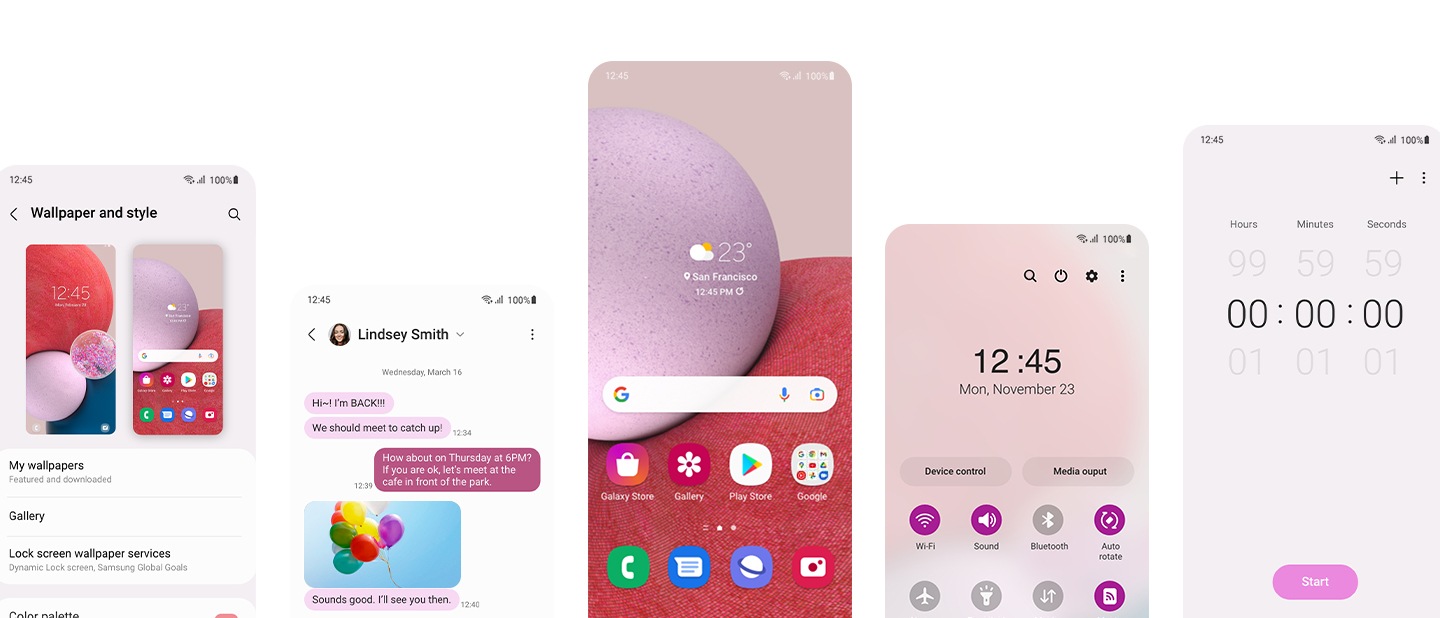 O One UI 4 permite-lhe personalizar o seu telemóvel à sua maneira e, assim, tirar maior partido da sua experiência Galaxy. 