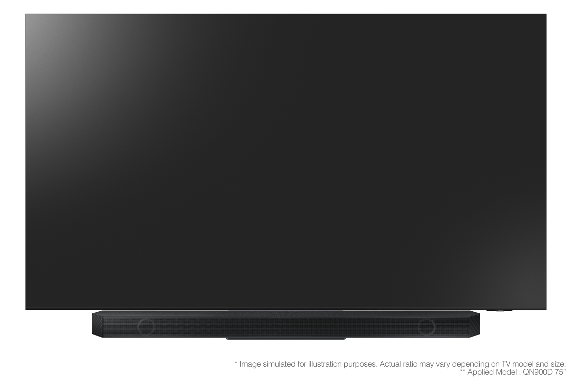 with-tv-front Black