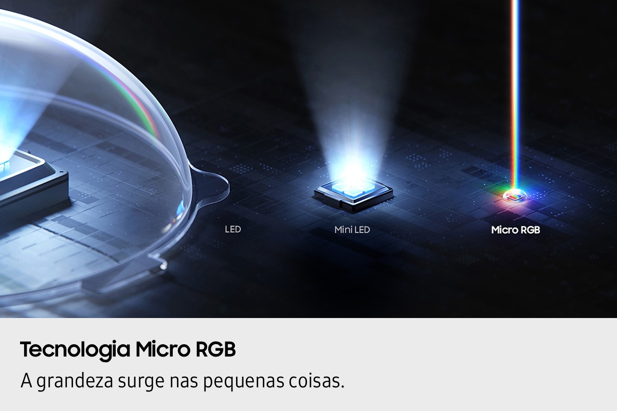 TV 115'' Micro RGB 4K MR95 (Smart TV AI - 2025) Front2 Silver 