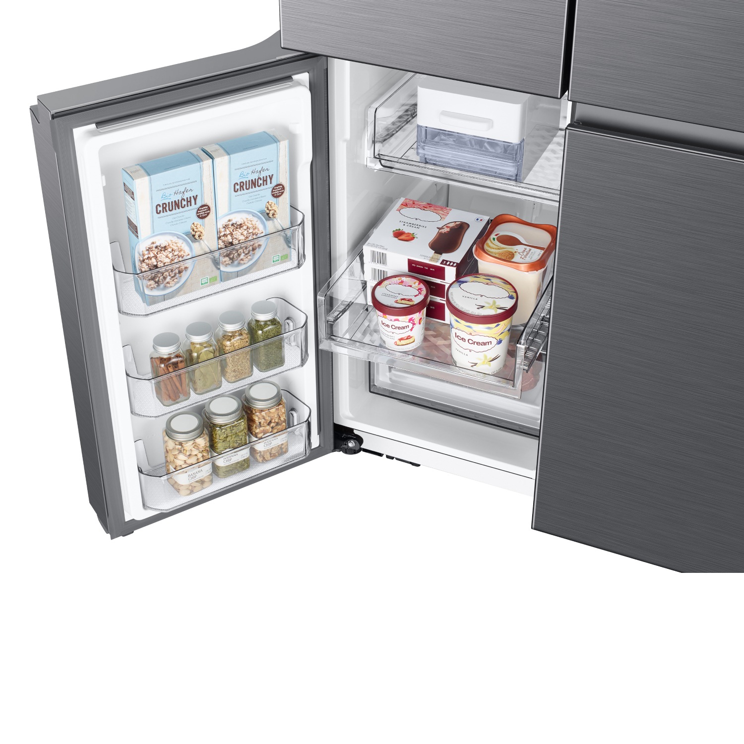 freezer-sliding-shelf-detail Silver