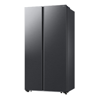 583L Frigorífico Americano Modo Energia IA SmartThings, Antracite R-Perspective Black 