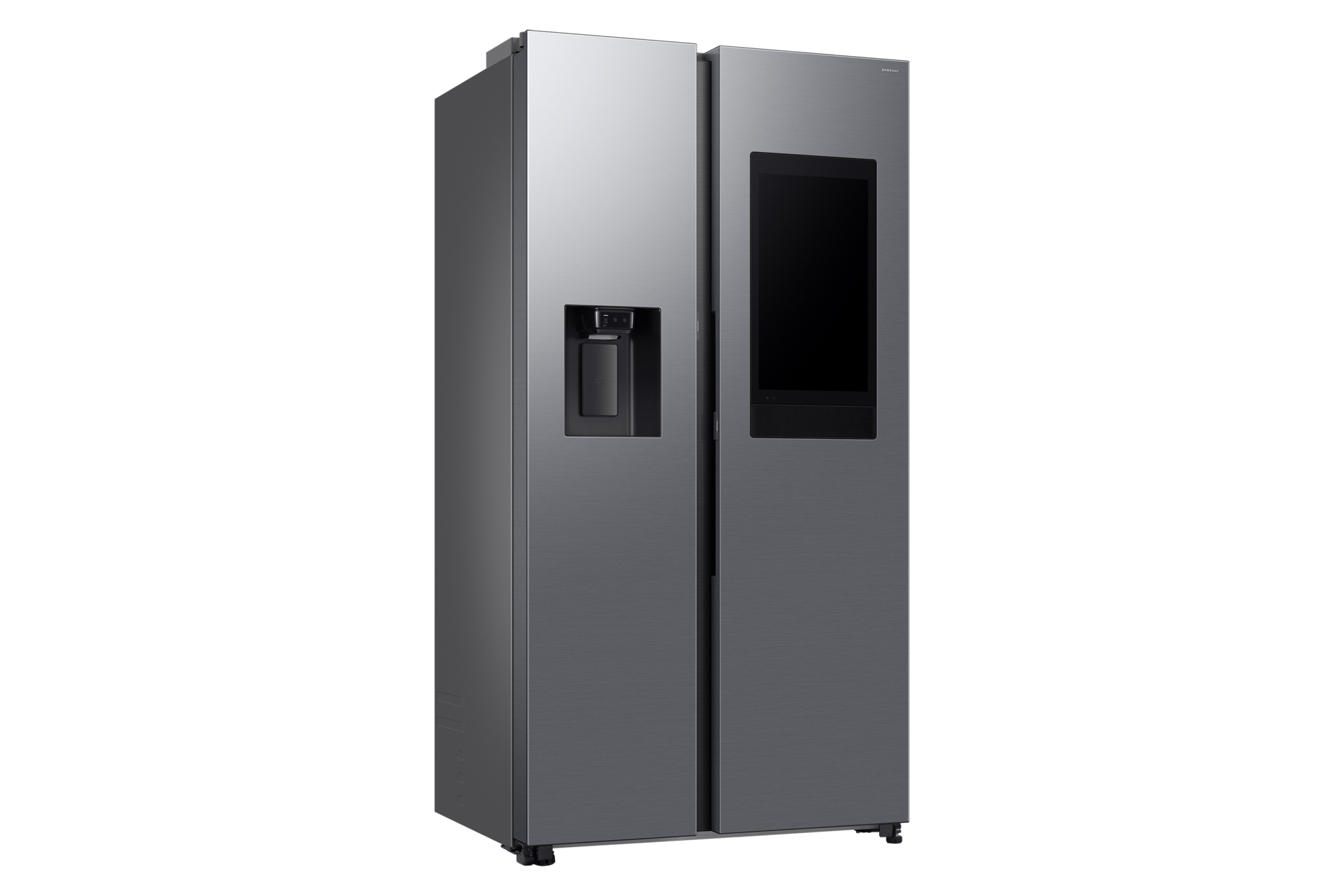 614L Frigorífico Americano Family Hub Bespoke AI com abertura automática de porta, Inox Inox