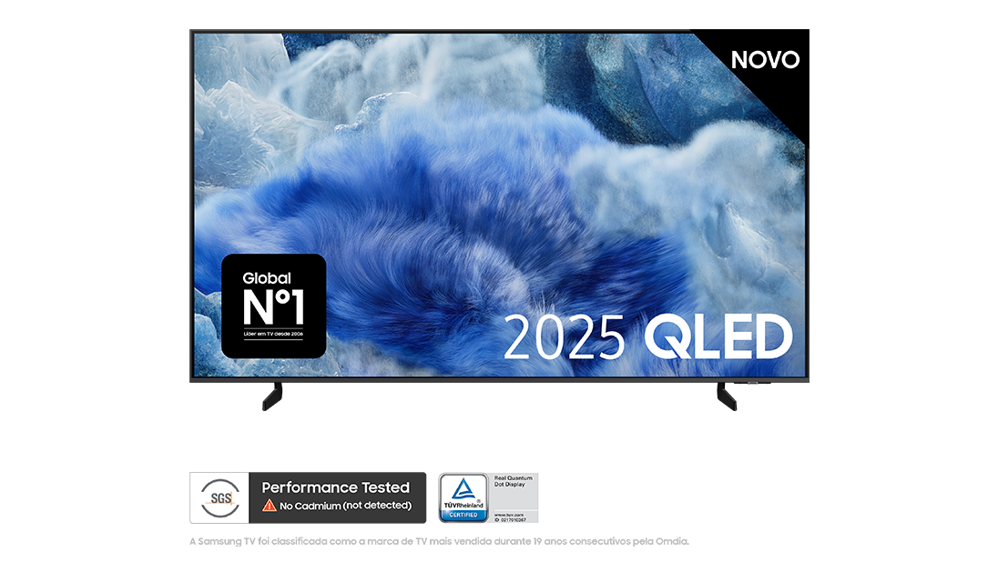 TV 55'' QLED 4K Q8F (Smart TV AI - 2025) Titanium Gray