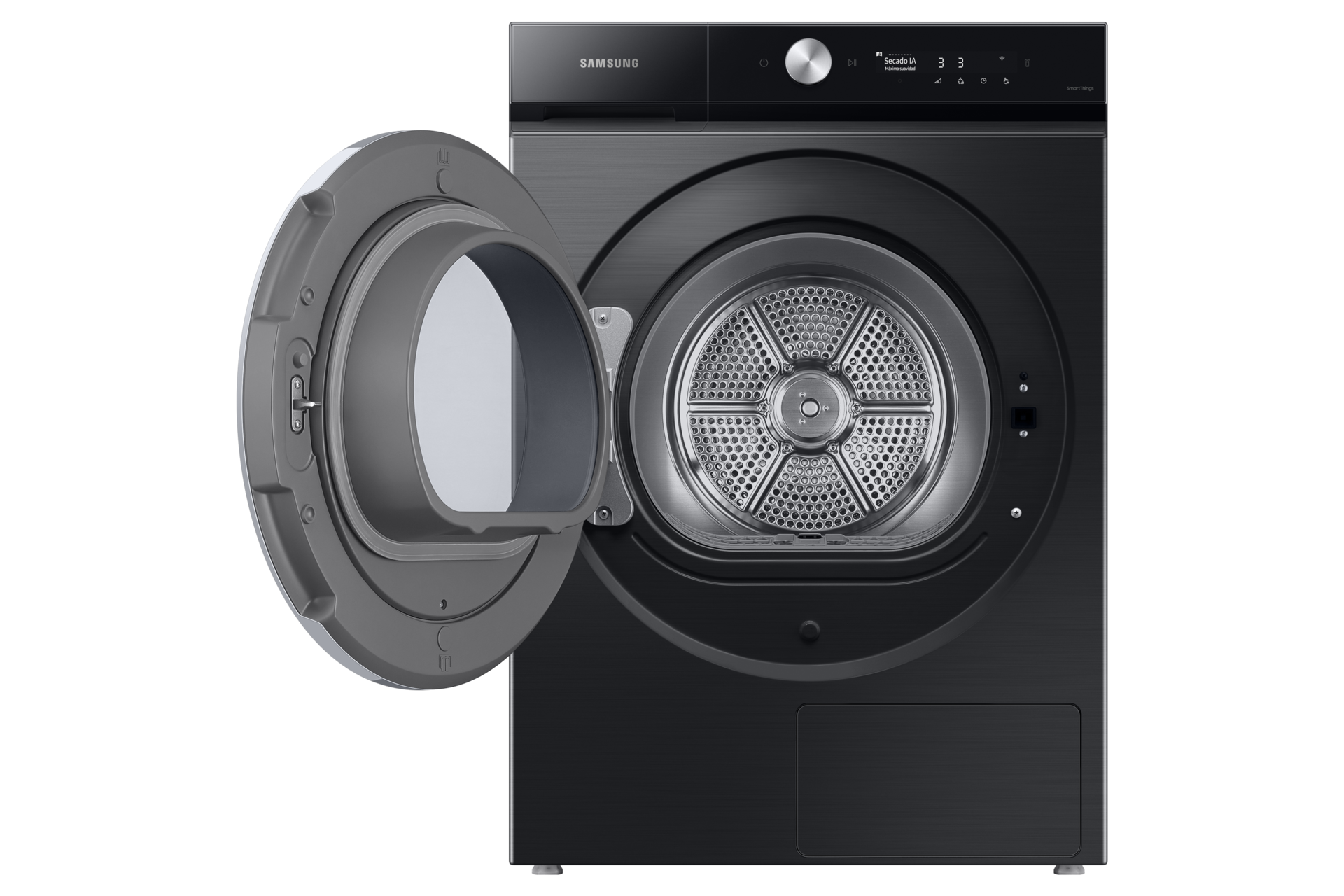 BESPOKE AI Dryer with Hybridheatpump, Auto Open Door, AI Dry Front-Open Black 