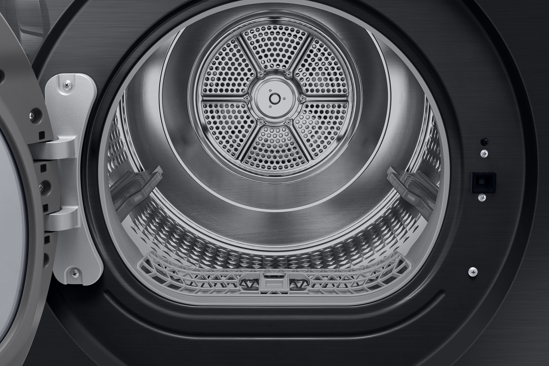 BESPOKE AI Dryer with Hybridheatpump, Auto Open Door, AI Dry Detail1 Black 
