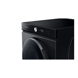 BESPOKE AI Dryer with Hybridheatpump, Auto Open Door, AI Dry R-Perspective-Detail1 Black 