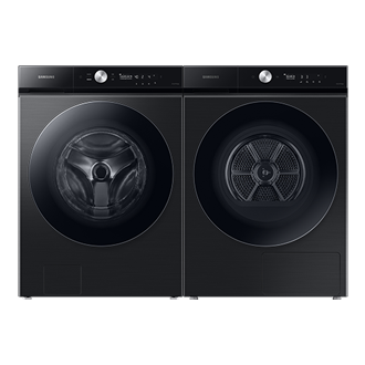 BESPOKE AI Dryer with Hybridheatpump, Auto Open Door, AI Dry Front-On-Set Black 