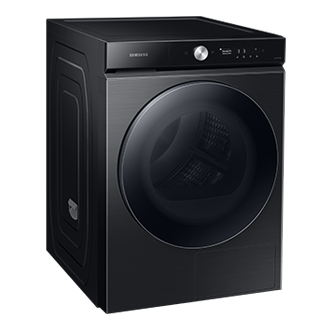 BESPOKE AI Dryer with Hybridheatpump, Auto Open Door, AI Dry L-Perspective Black 