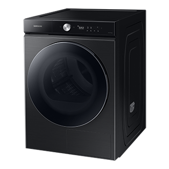 BESPOKE AI Dryer with Hybridheatpump, Auto Open Door, AI Dry R-Perspective1 Black 