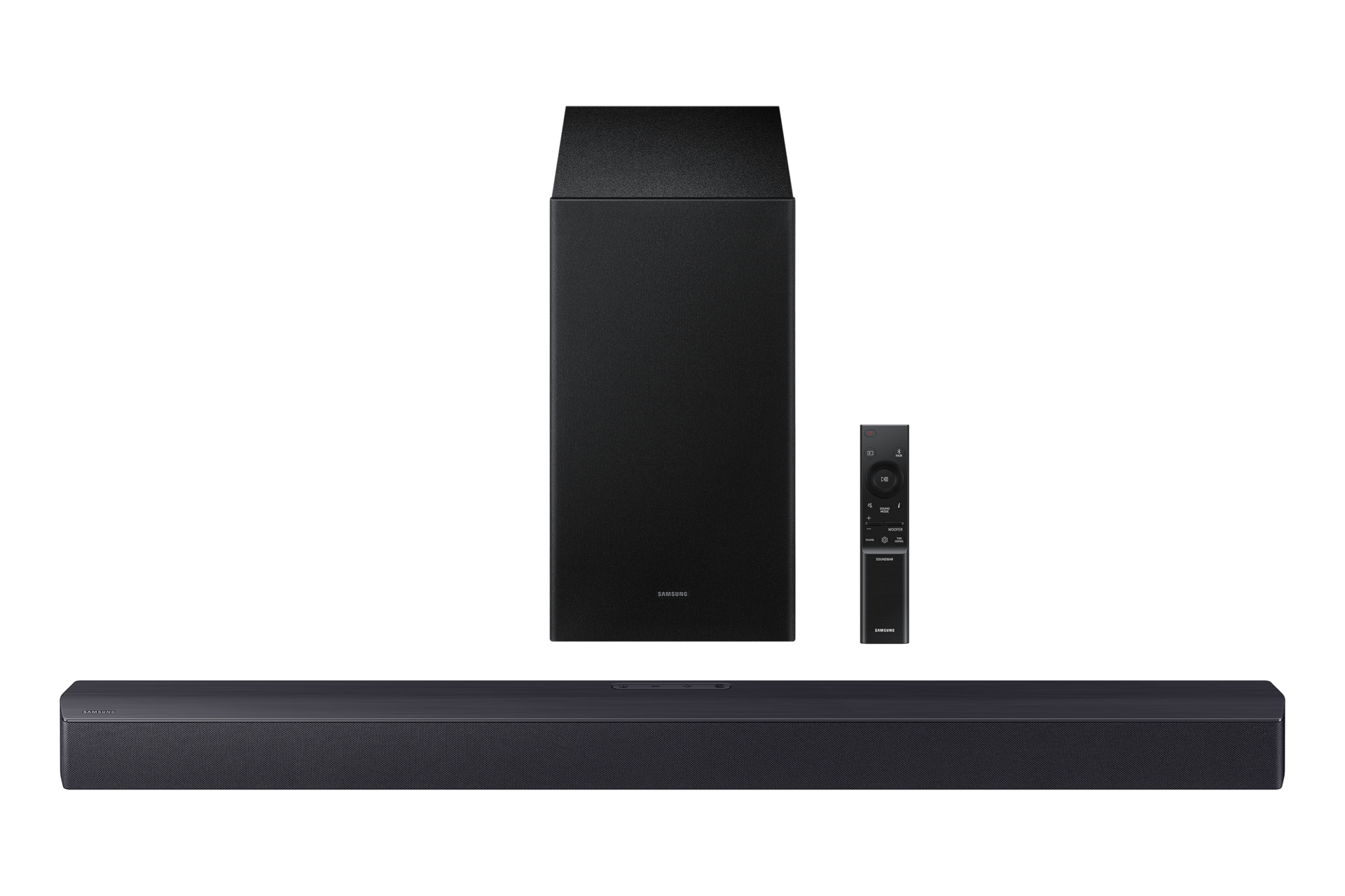 B-series Soundbar HW-B450F 2.1 ch Subwoofer (2025) Set-remote Black 