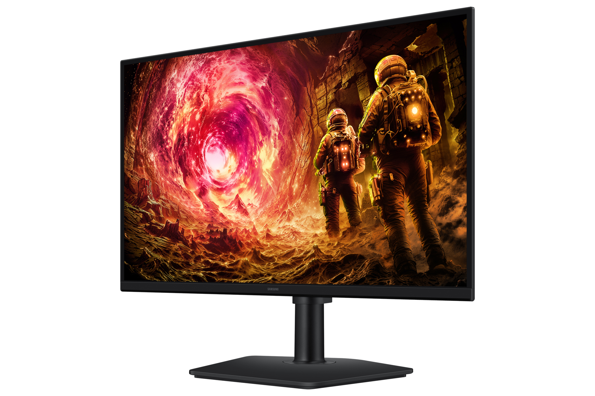 Odyssey G5 G50F QHD 180Hz Gaming Monitor R-perspective Black 