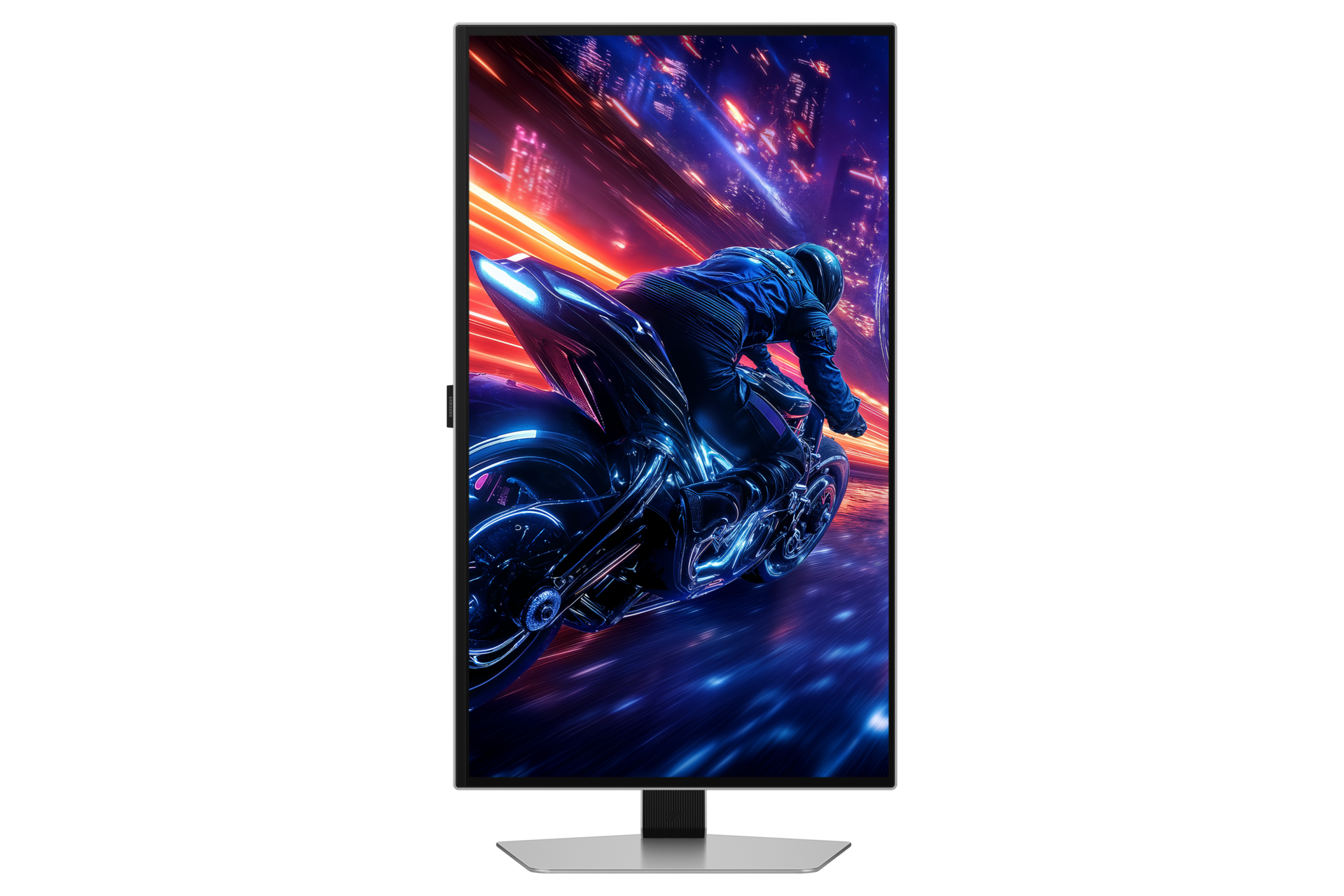27" Odyssey OLED G6 G60SF QHD 500Hz Gaming Monitor Pivot Silver 