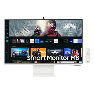 SAMSUNG Monitor inteligente 4K UHD de 32 pulgadas serie M8 y TV de  transmisión con cámara web delgada para experiencia sin PC, Netflix, HBO,  Prime VOD