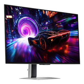 32" Odyssey OLED G8 G81SF 4K 240Hz Gaming Monitor L-perspective Silver 
