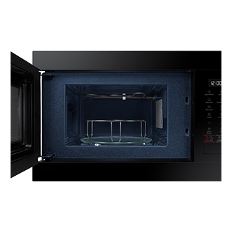 front-open-grill Black