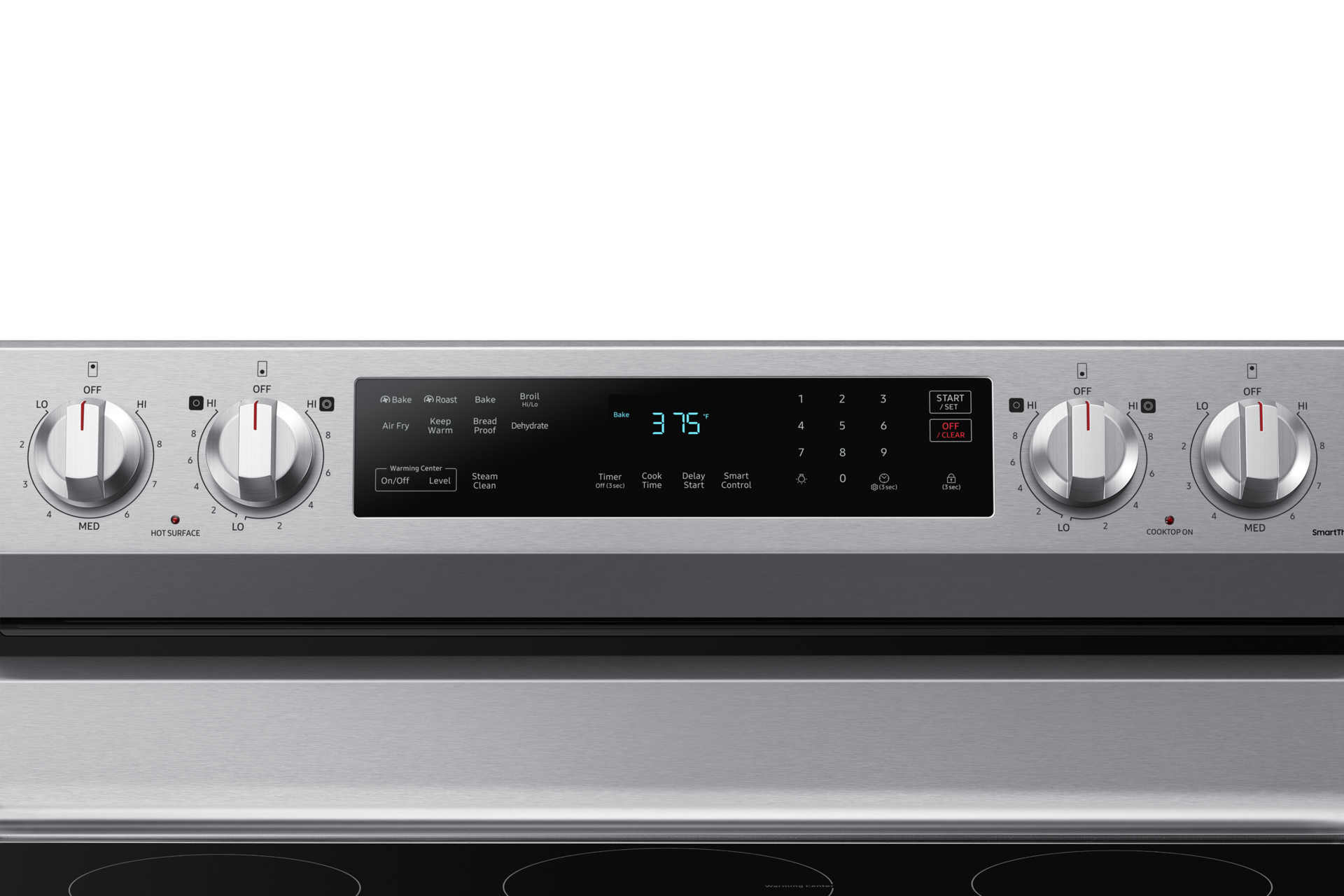 Estufa NE63A6511SW Gama eléctrica con diseño de acero inoxidable de primera calidad  6,3 pies cúbicos Detail1 Silver 