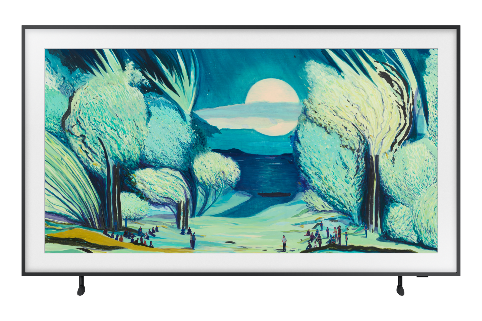 55" The Frame 4K Samsung Vision AI Smart TV (2025) Front2 Black 