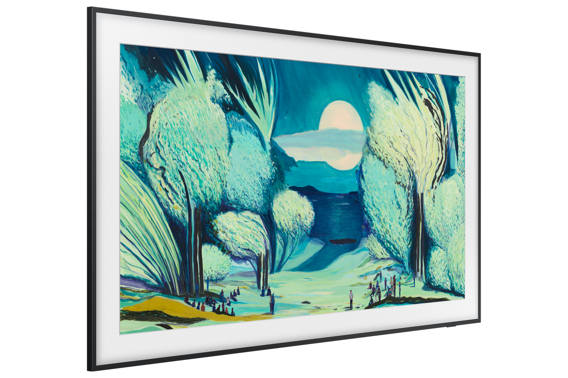 55" The Frame 4K Samsung Vision AI Smart TV (2025) L-Perspective3 Black 