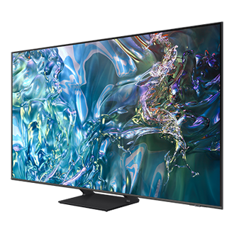 {size} Inch QLED 4K Q60D Tizen OS Smart TV (2024) R-Perspective1 Gray 