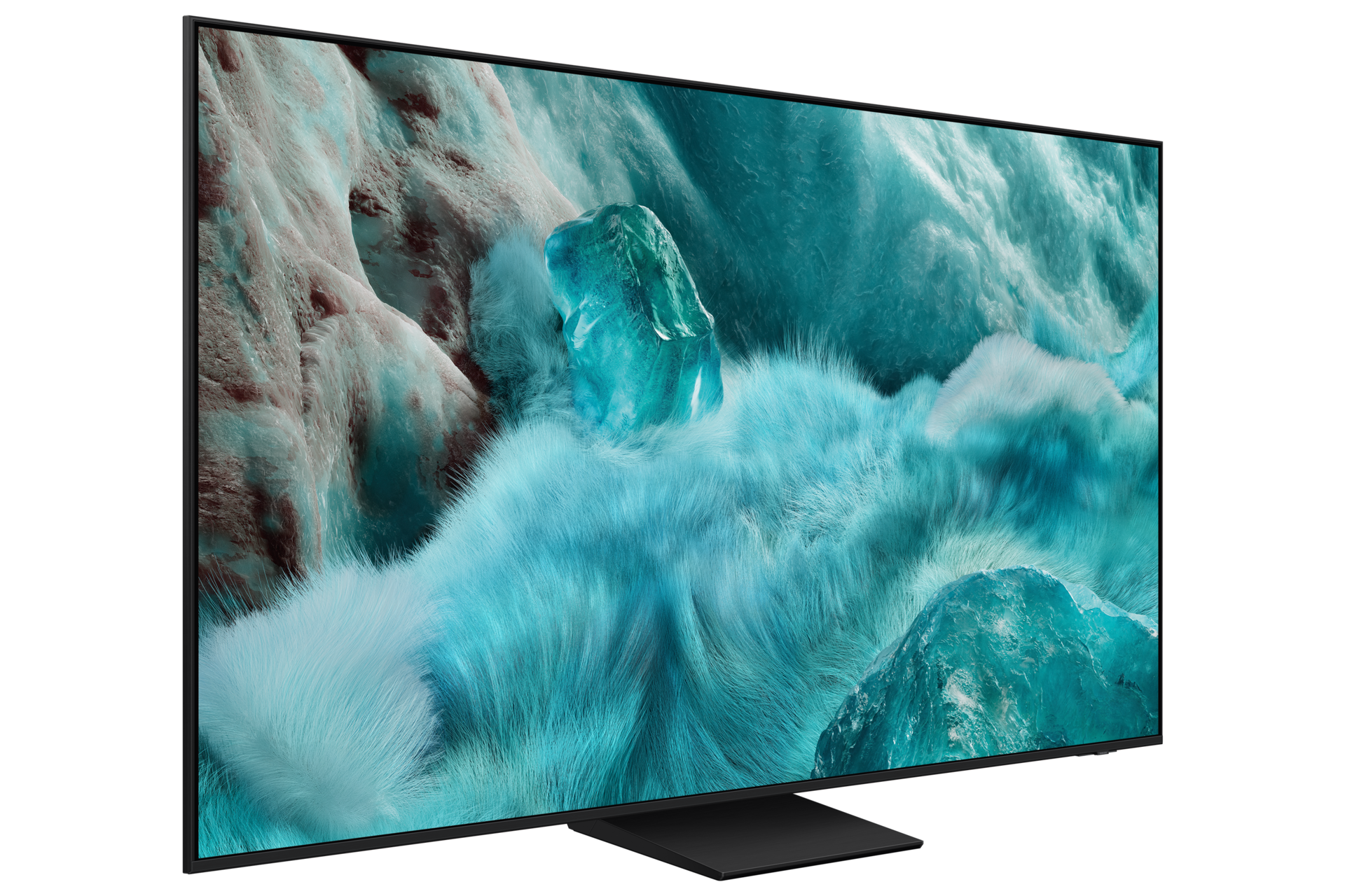 {size}" QLED Q7F 4K Samsung Vision AI Smart TV (2025) L-Perspective Black 