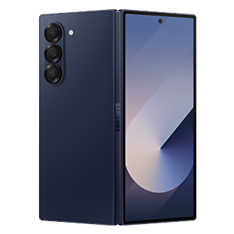 Vista frontal celular plegable samsung Galaxy Z Fold6 Navy 256gb