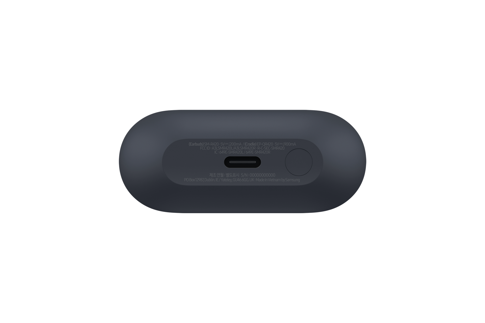 Galaxy Buds3 FE Case-Bottom Black 