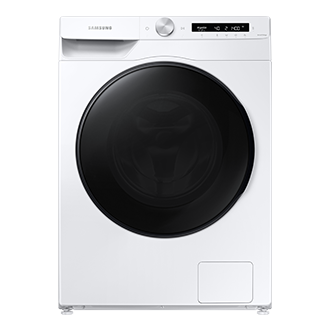 Vista frontal Lavasecarropas Samsung 10,5 Kg con EcoBubble Blanco 