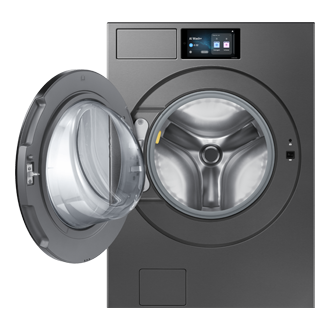 Bespoke AI Laundry (Washer) with AI Home Front-Open Gray 