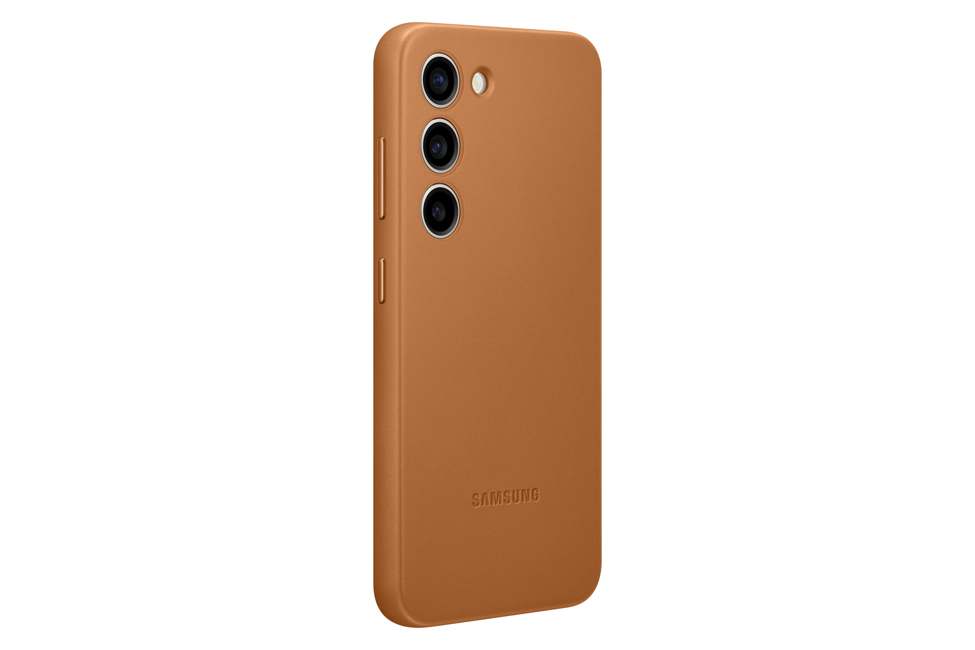 Samsung Husa De Piele Pentru Telefon Galaxy S23, Camel