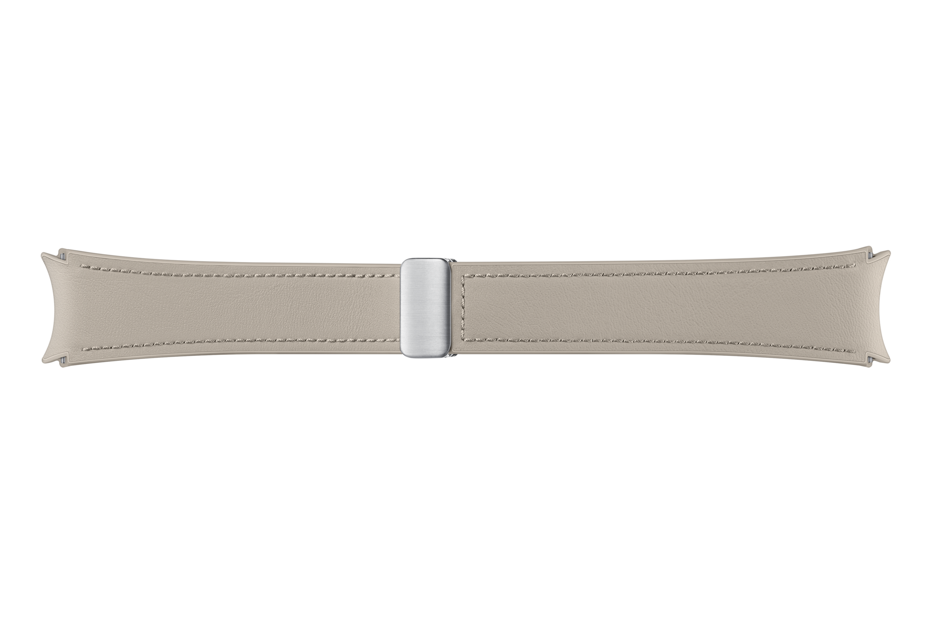 Samsung Curea D-buckel Hybrid Din Piele Ecologica Pentru Galaxy Watch6/classic, Galaxy Watch5/pro, Marime M/l, Etoupe