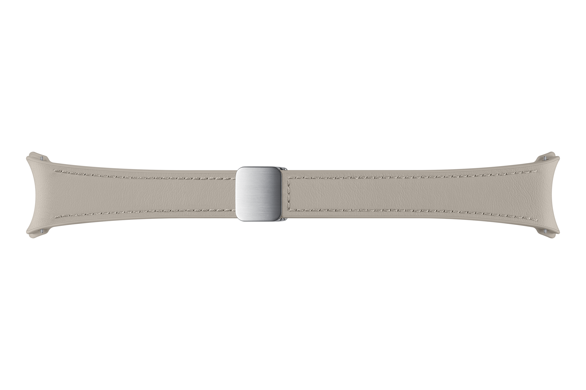 Samsung Curea D-buckel Hybrid Slim Din Piele Ecologica Pentru Galaxy Watch6/classic, Galaxy Watch5/pro, Marime S/m, Etoupe