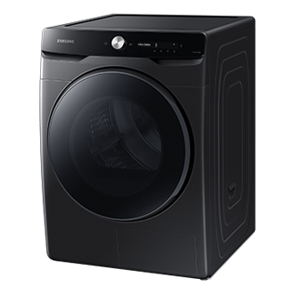 Laundry Dryer with Hybrid Heat Pump and AI Control DV16DG8600BVU4 R-Perspective Black 