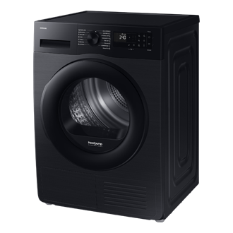 DV5000D Dryer SpaceMax™ and Hygiene Care 11kg DV80DG52B0ABLE R-Perspective Black 