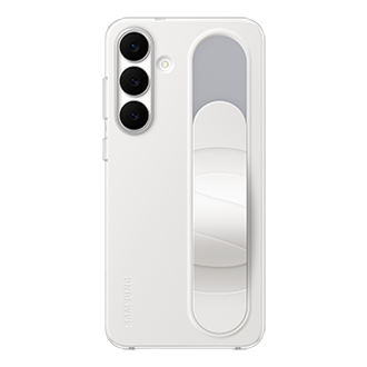 Galaxy S25 FE Standing Grip Case Front2 White 