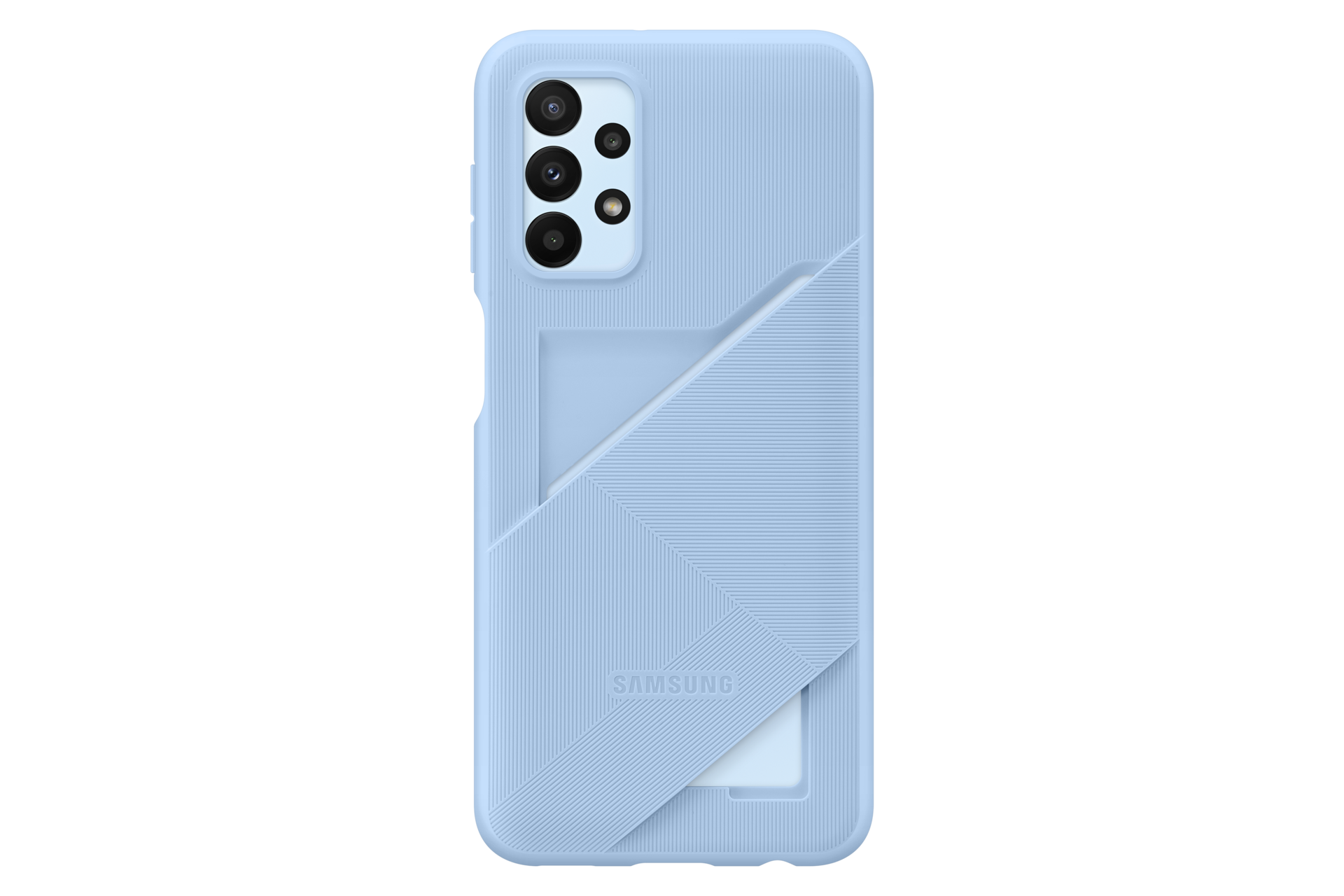 Samsung Husa Cu Suport Card Pentru Galaxy A23, Arctic Blue