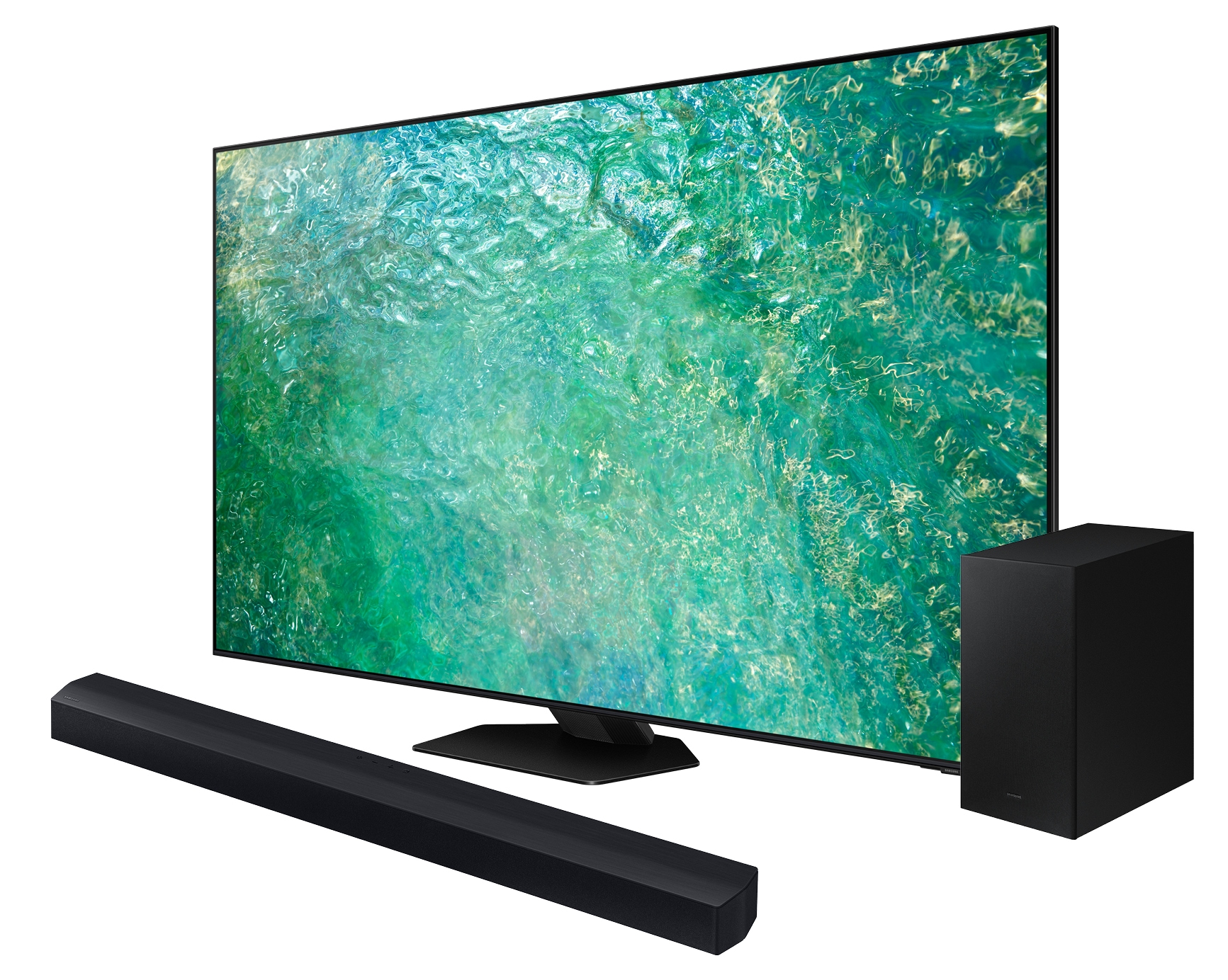 Samsung Pachet Televizor Neo QLED 4K 55QN85C, 138 cm + Soundbar HW-C450