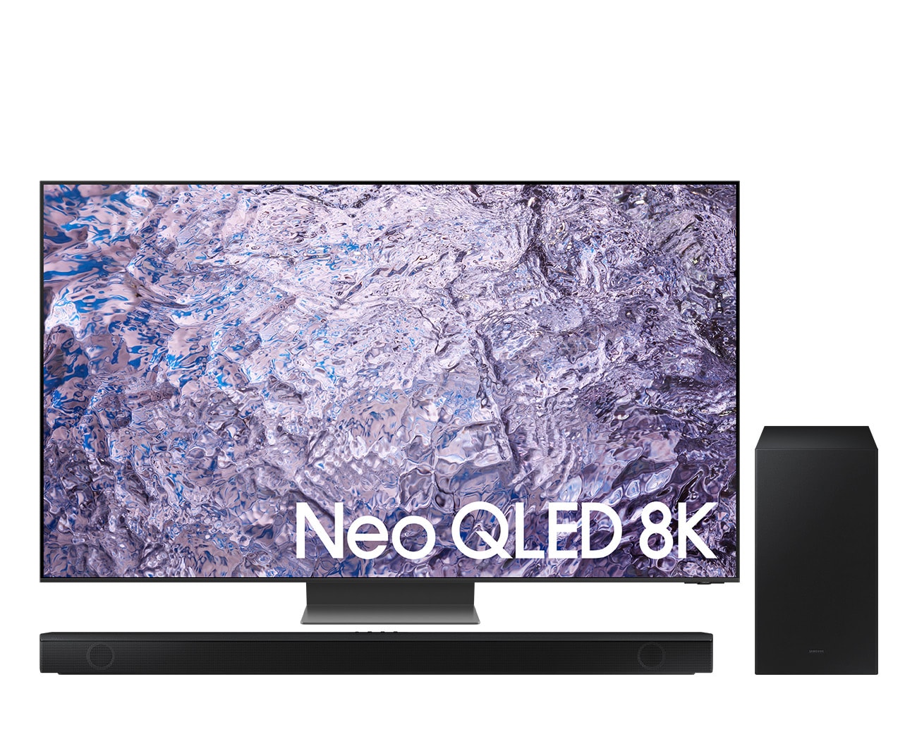Samsung Televizor Neo Qled 8k 65qn800c, 163 Cm + Soundbar Hw-s800b