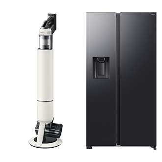Pachet promoțional  Aspirator vertical Bespoke AI Jet Lite Complete Extra VS80F28DES + Side By Side Bespoke AI RS70F64KDFEO White