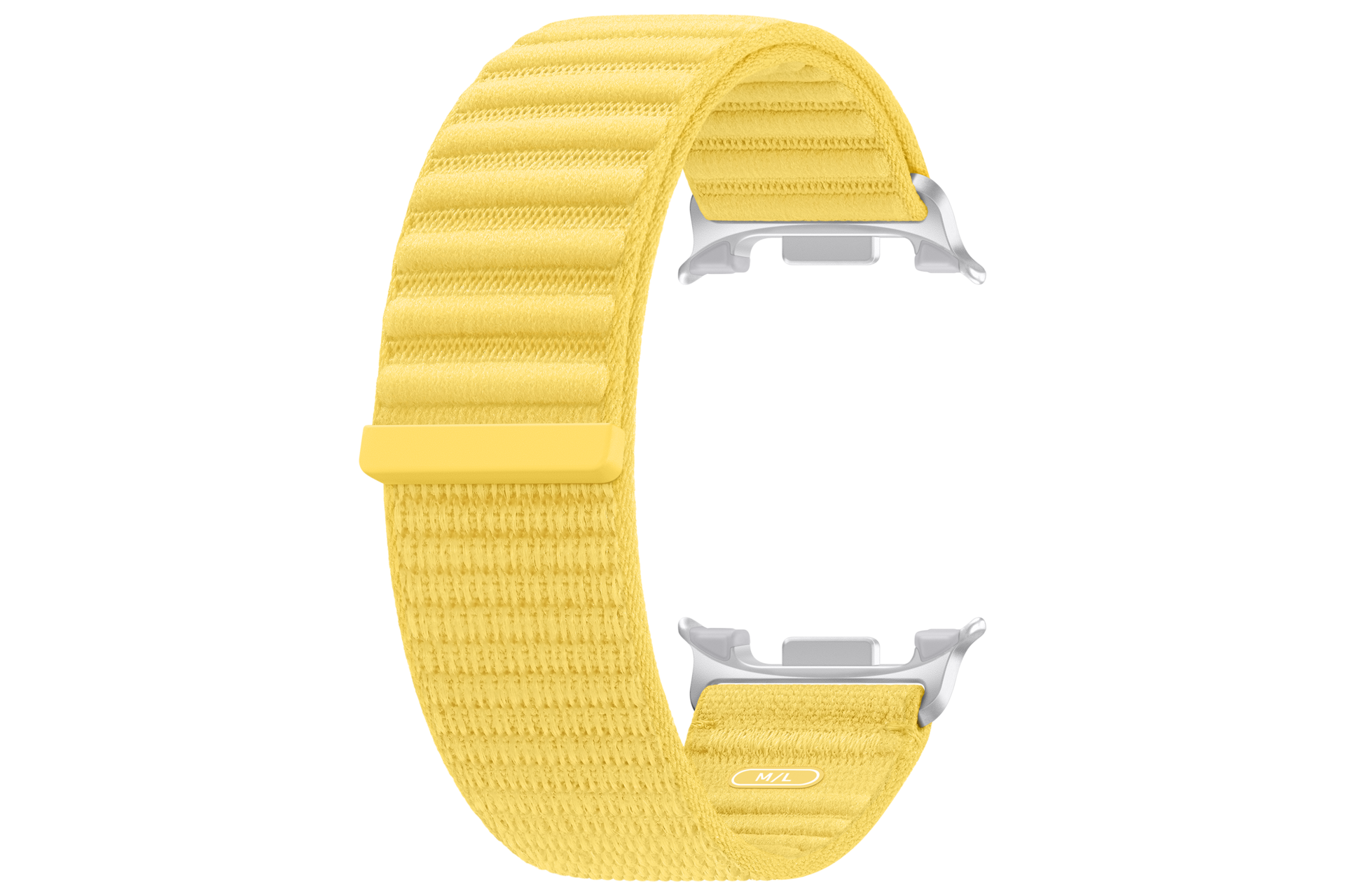 Fabric Band (M/L) for Galaxy Watch9 (Watch8) Back-Perspective Yellow 