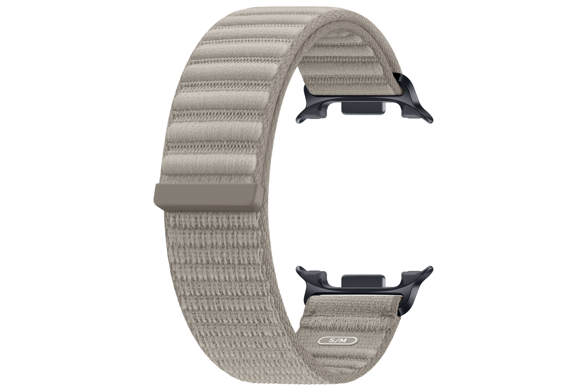 Fabric Band (S/M) for Galaxy Watch9 (Watch8) Back-Perspective Mocha 