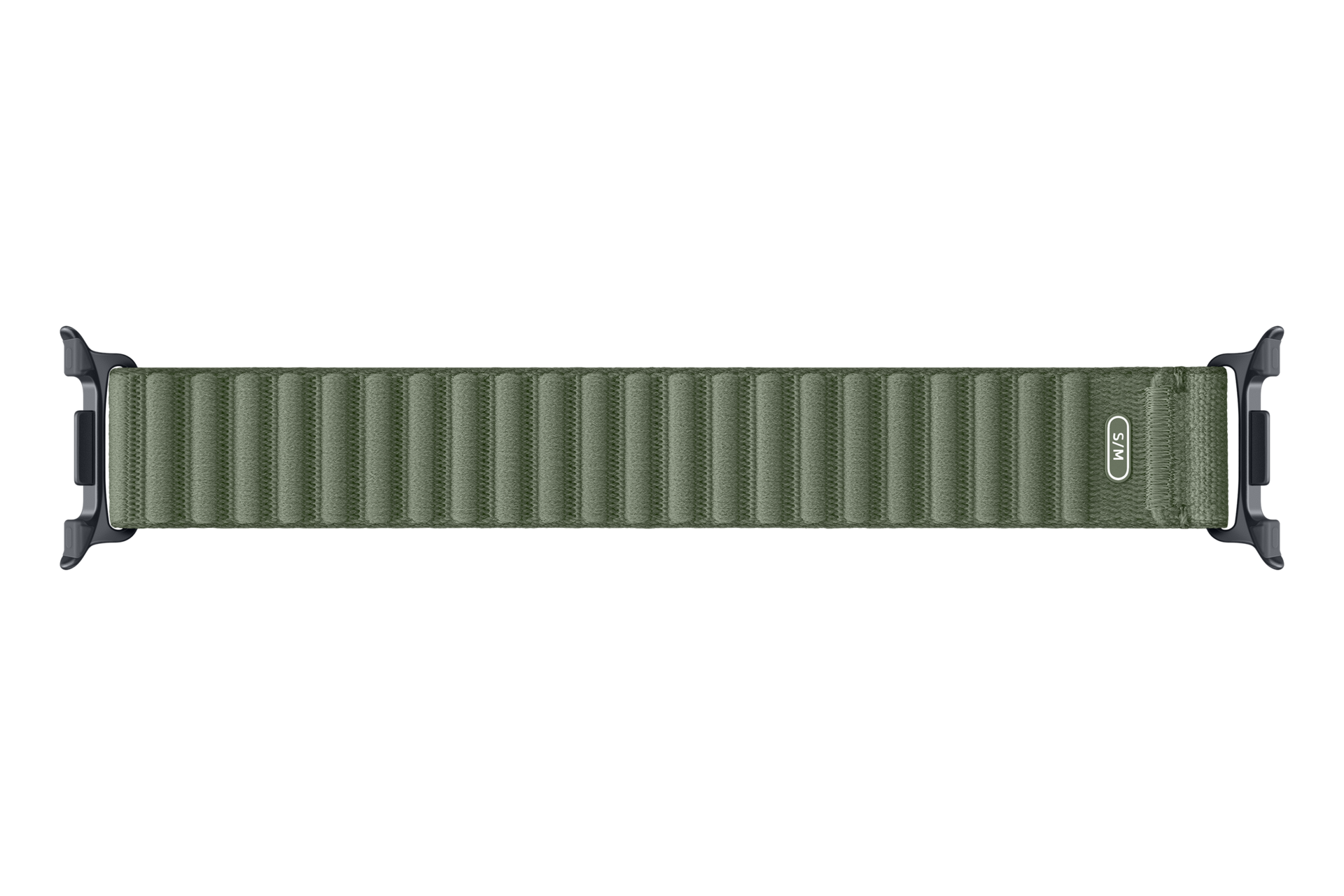 Fabric Band (S/M) for Galaxy Watch9 (Watch8) Back Olive 
