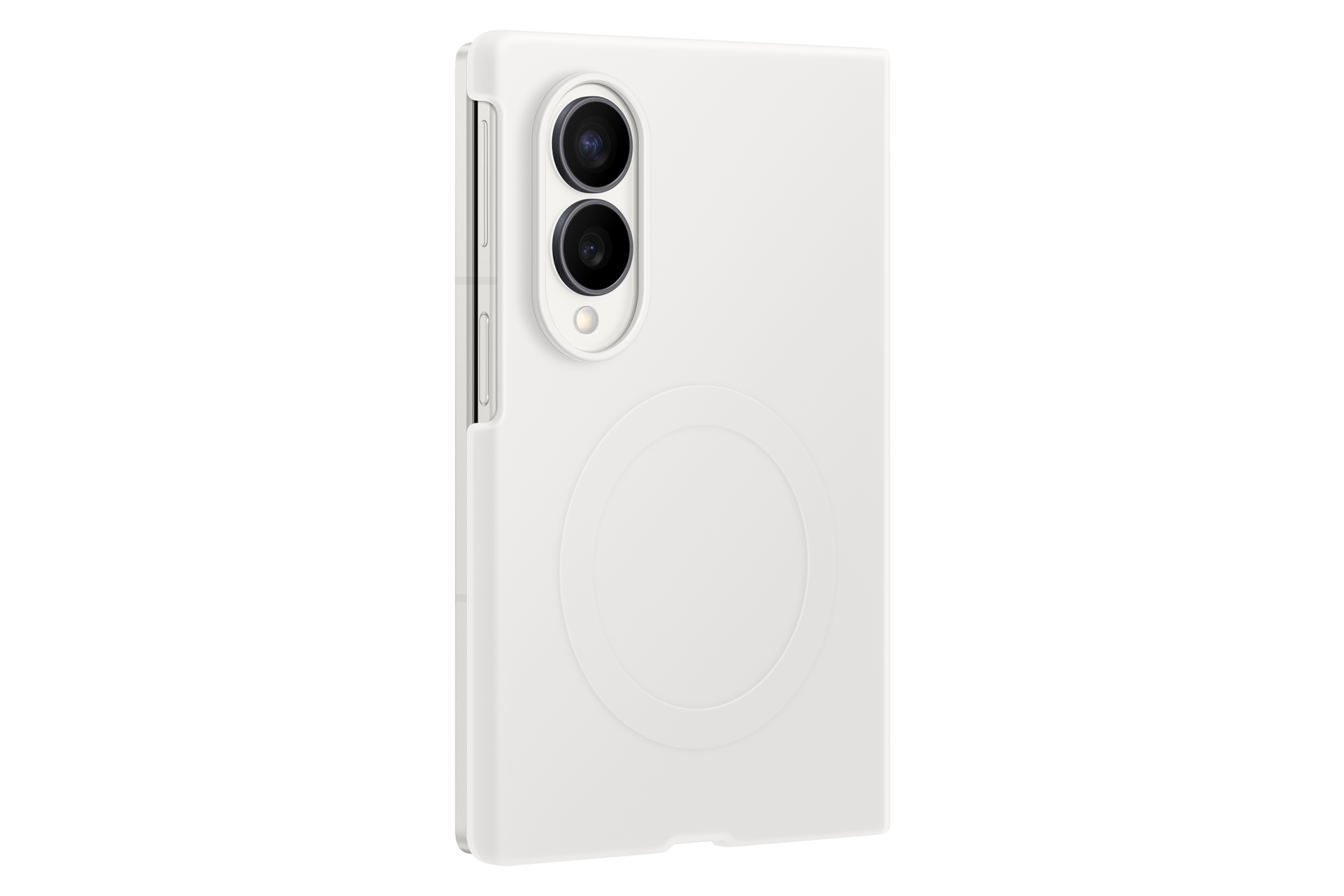 Galaxy Z Fold8 Silicone Magnet Case Dynamic Cream 