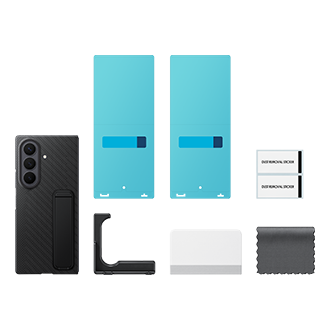 Husă din carbon cu suport Galaxy Z Fold8 Ultra Set-Cut Black 