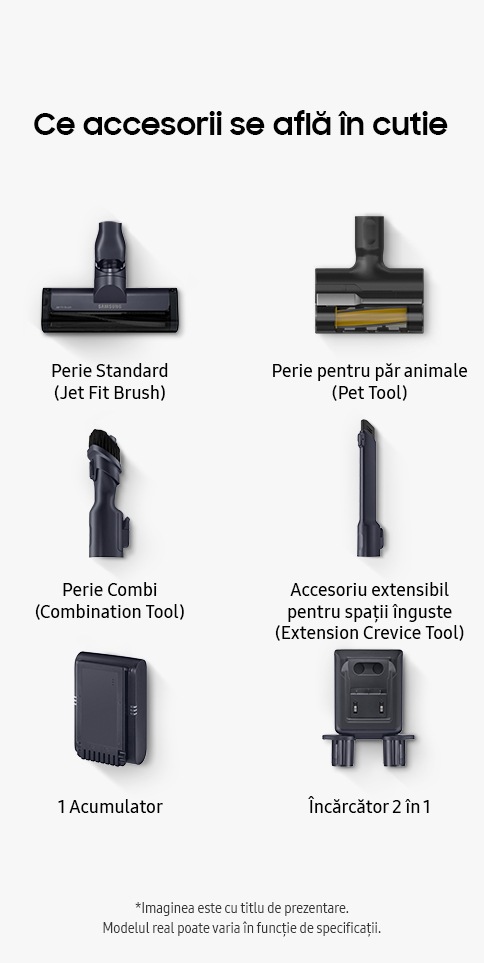 Ce accesorii se află în cutie