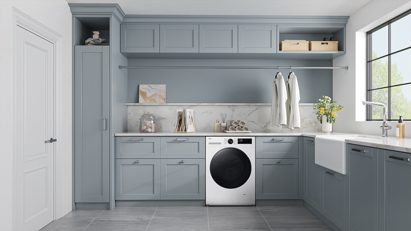 WD5000D is installed in the laundry room.