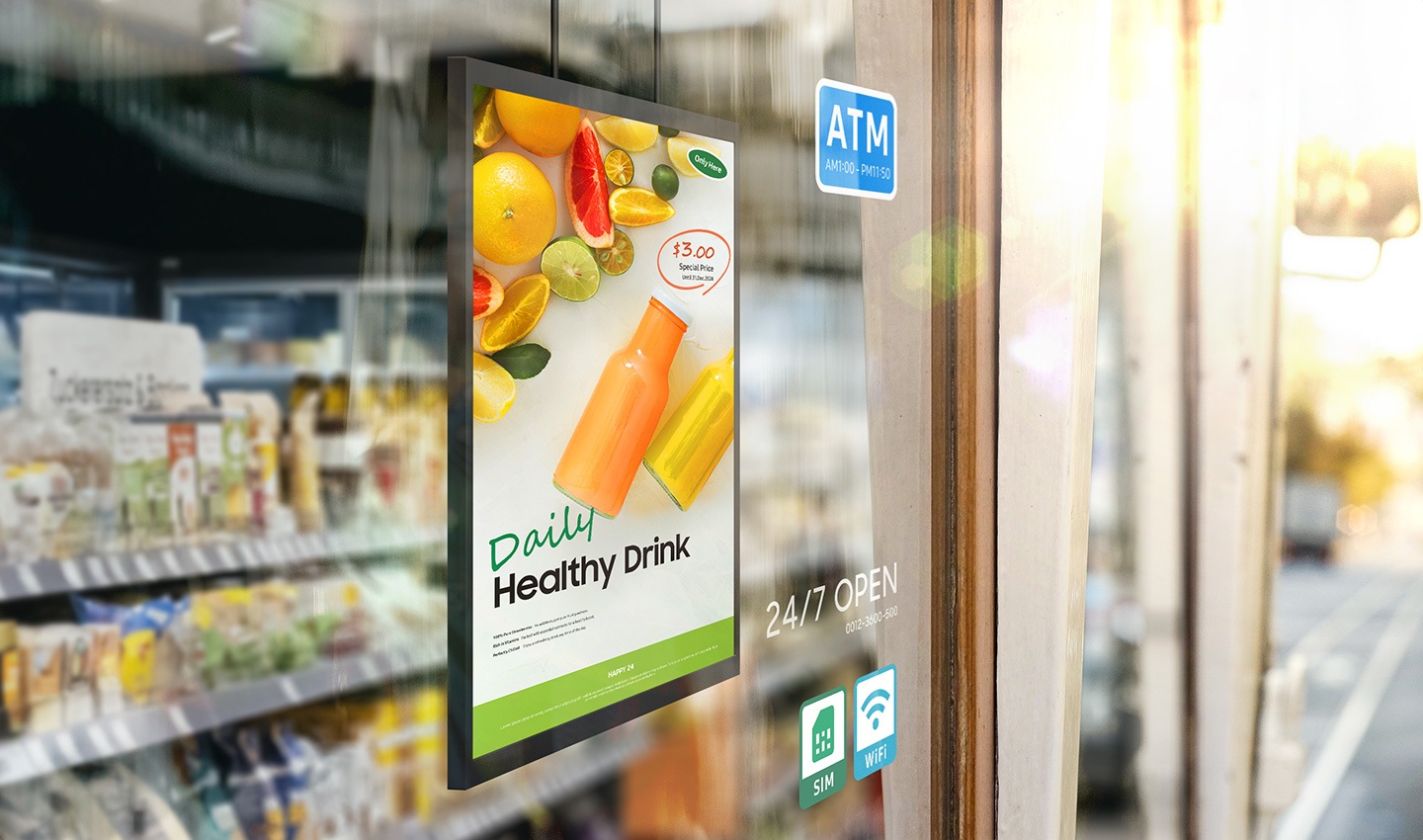 Clear and vivid displays in any light