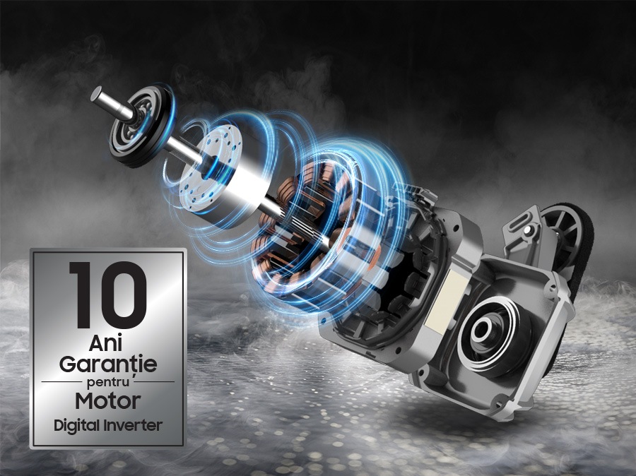 Garanție de 10 ani pentru Motorul Digital Inverter